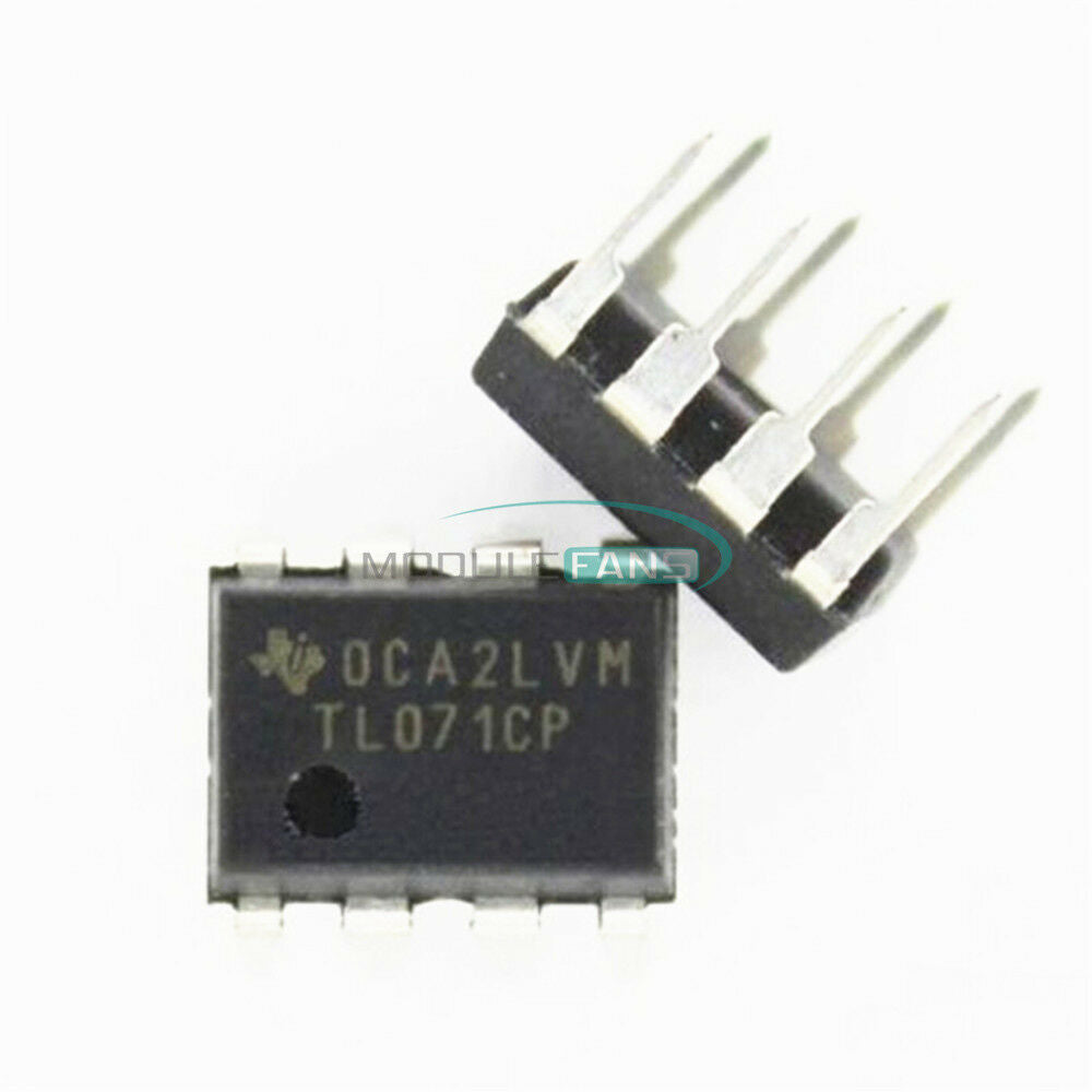 100PCS TL071CP TL071 DIP-8 Low Noise JFET Input Operational Amplifiers TI IC