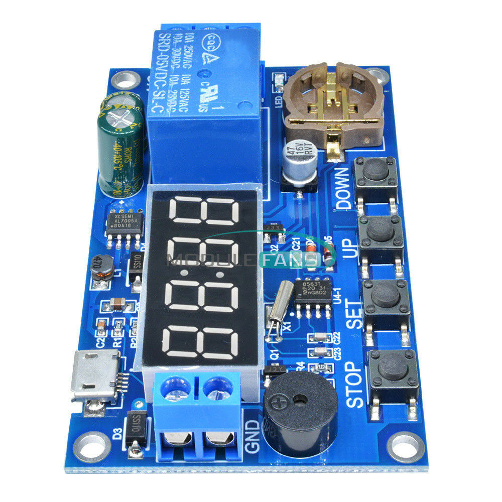Synchronization Real-time Relay Module Timing Switch Control Delay Timer
