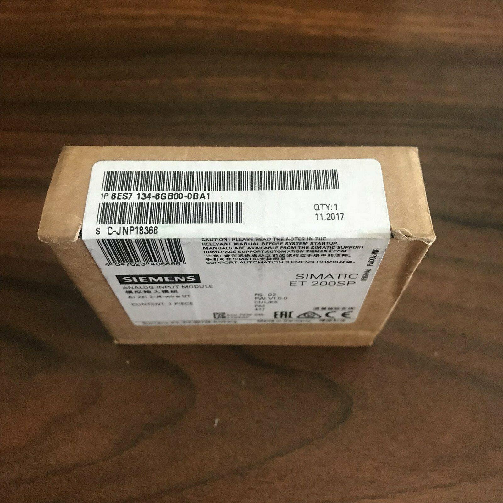 New In Box 1Pc Siemens Module 6ES7134-6GB00-0BA1 6ES7 134-6GB00-0BA1
