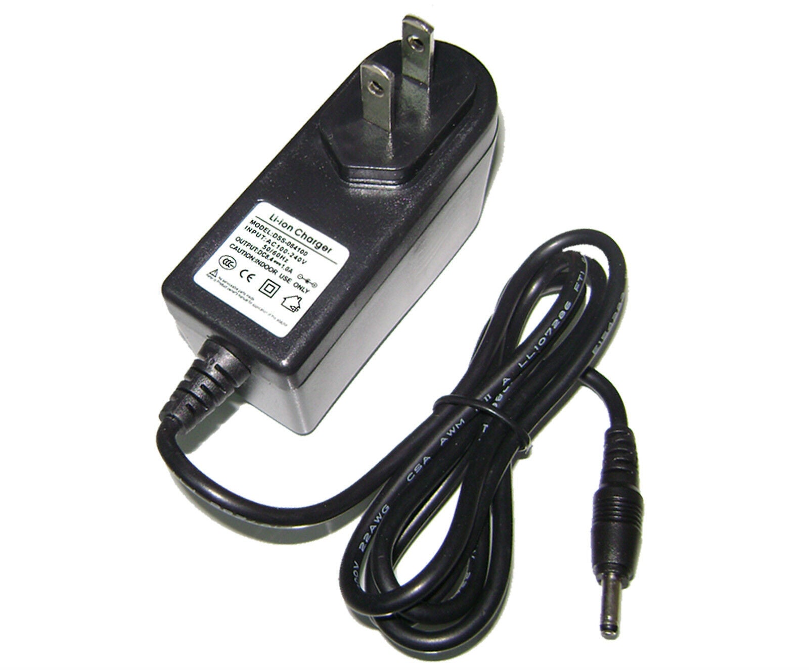 7.4V 7.2V Li-ion LiPo Battery Charger 8.4V 1A Smart  AutoStop DC3.5/1.35USS