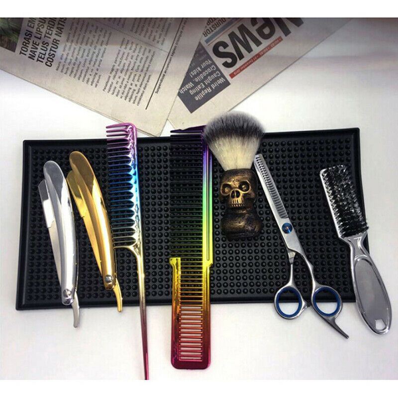 Non-Slip Hairdresser Tool Pad Anti-Skid Mat Cushion For Barber Shop Hair Sa Rf