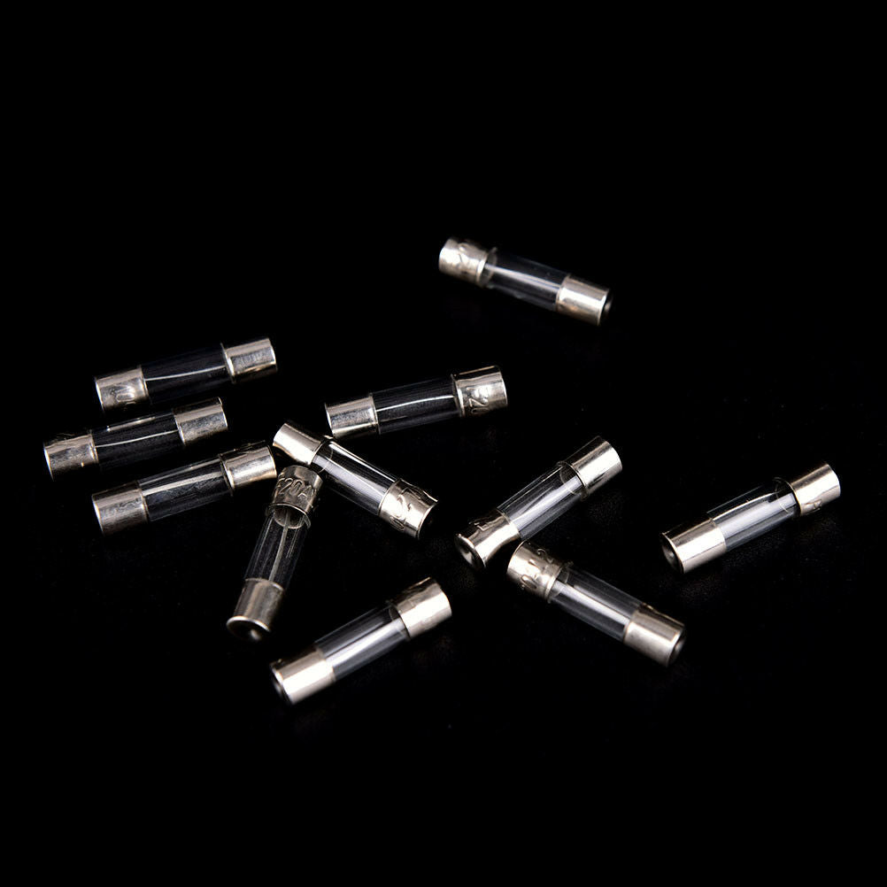 100X/Set 5x20mm Quick Blow Glass Tube Fuse Assorted Kits Fast-blow Glass Fusy TL