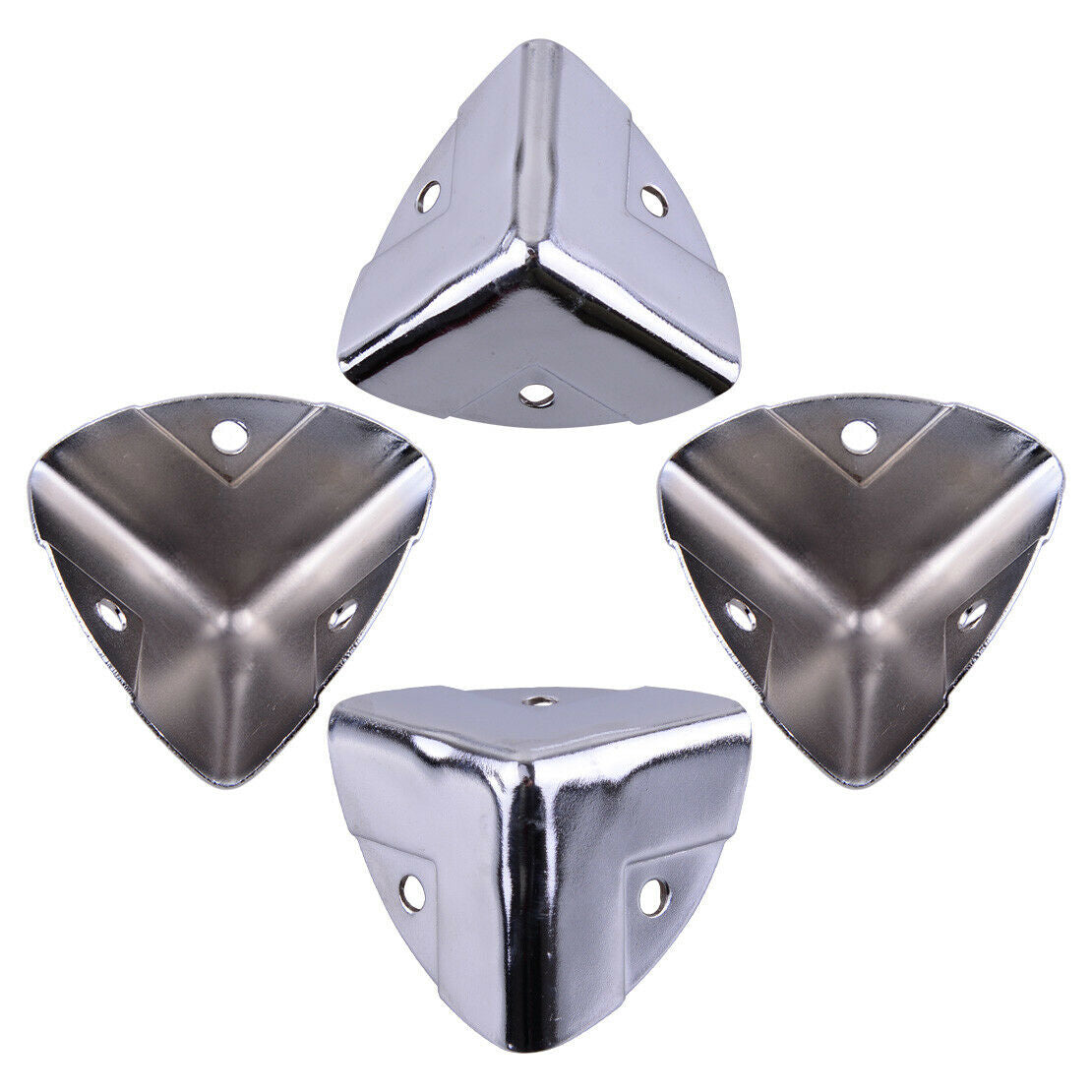 4 Corner Angle Brace Protectors for Wooden Trunk Box Chest Case Flightcase An