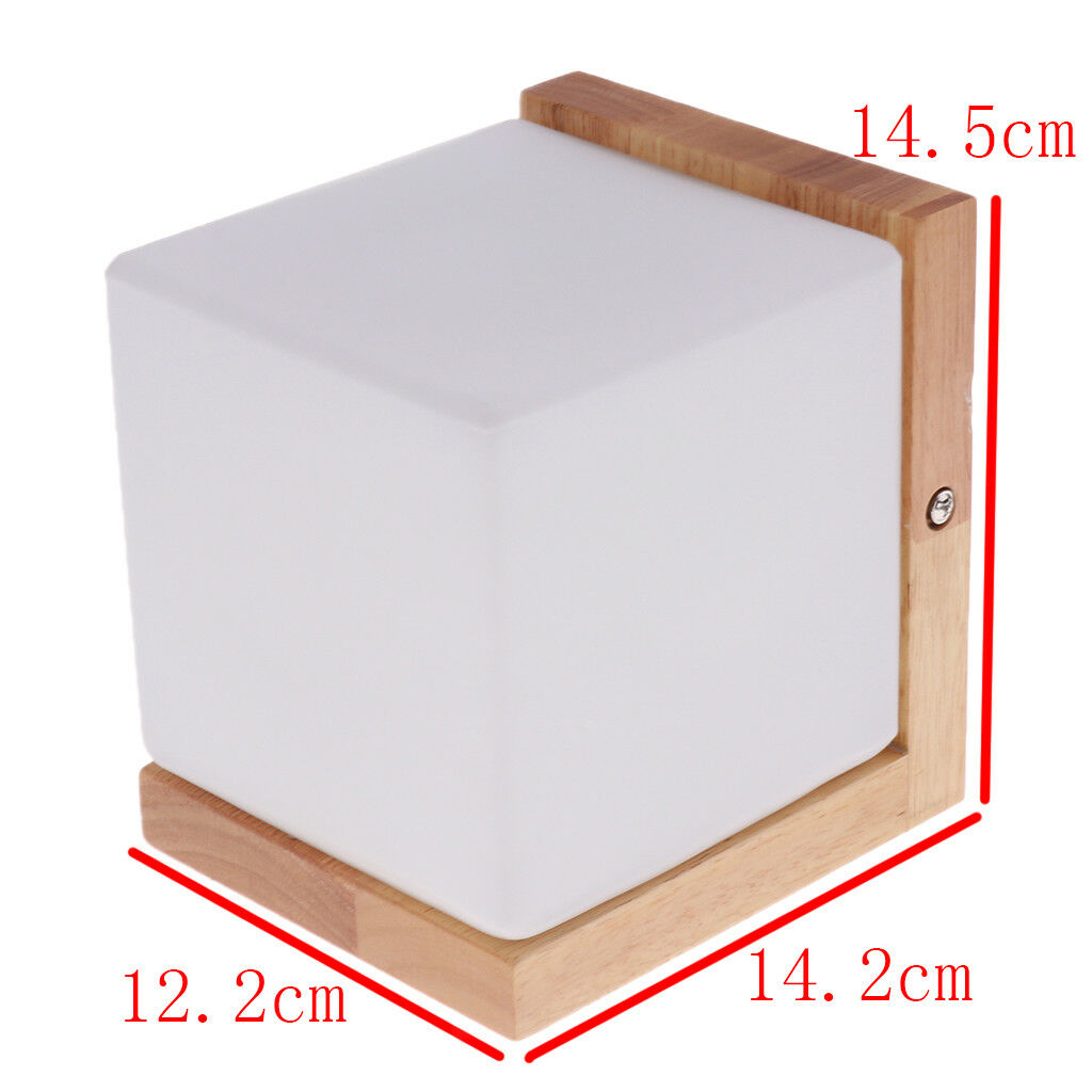 Wall Lamp Living Room Bedroom Aisle Lights Single Head Solid Wood Lamps