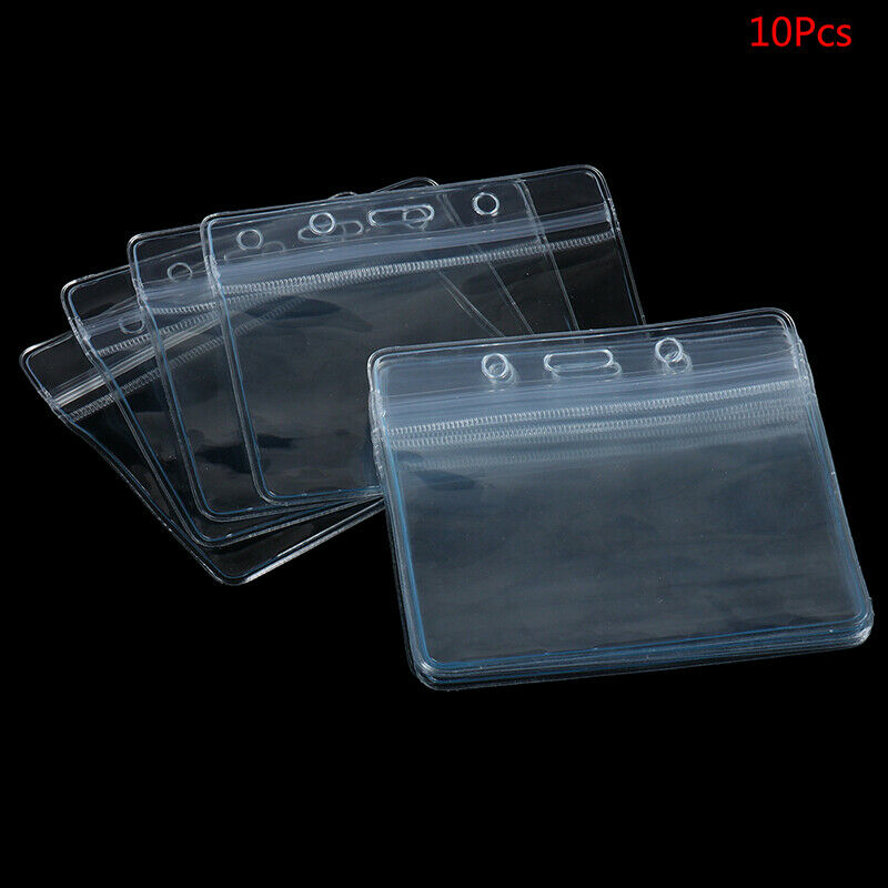 10Pcs Waterproof Clear Plastic Vaccination Card Protector  Sleeve Cards Cove Qx