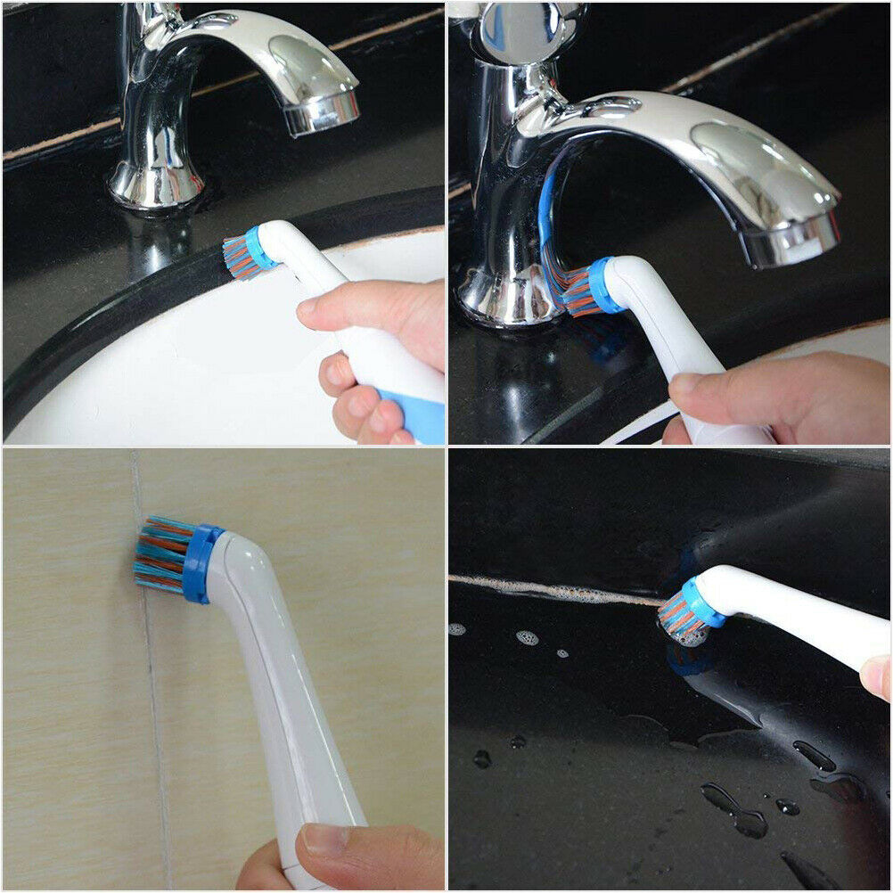 4 in 1 Electric Handheld Scrubber Cleaning Brush Household Kitchen Cleaner