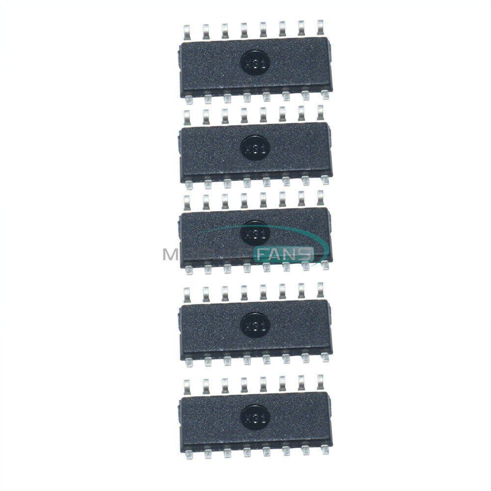 5PCS HCF4050M013TR HCF4050 BUFF/CNVRTR HEX N-INV 16SOIC ST IC