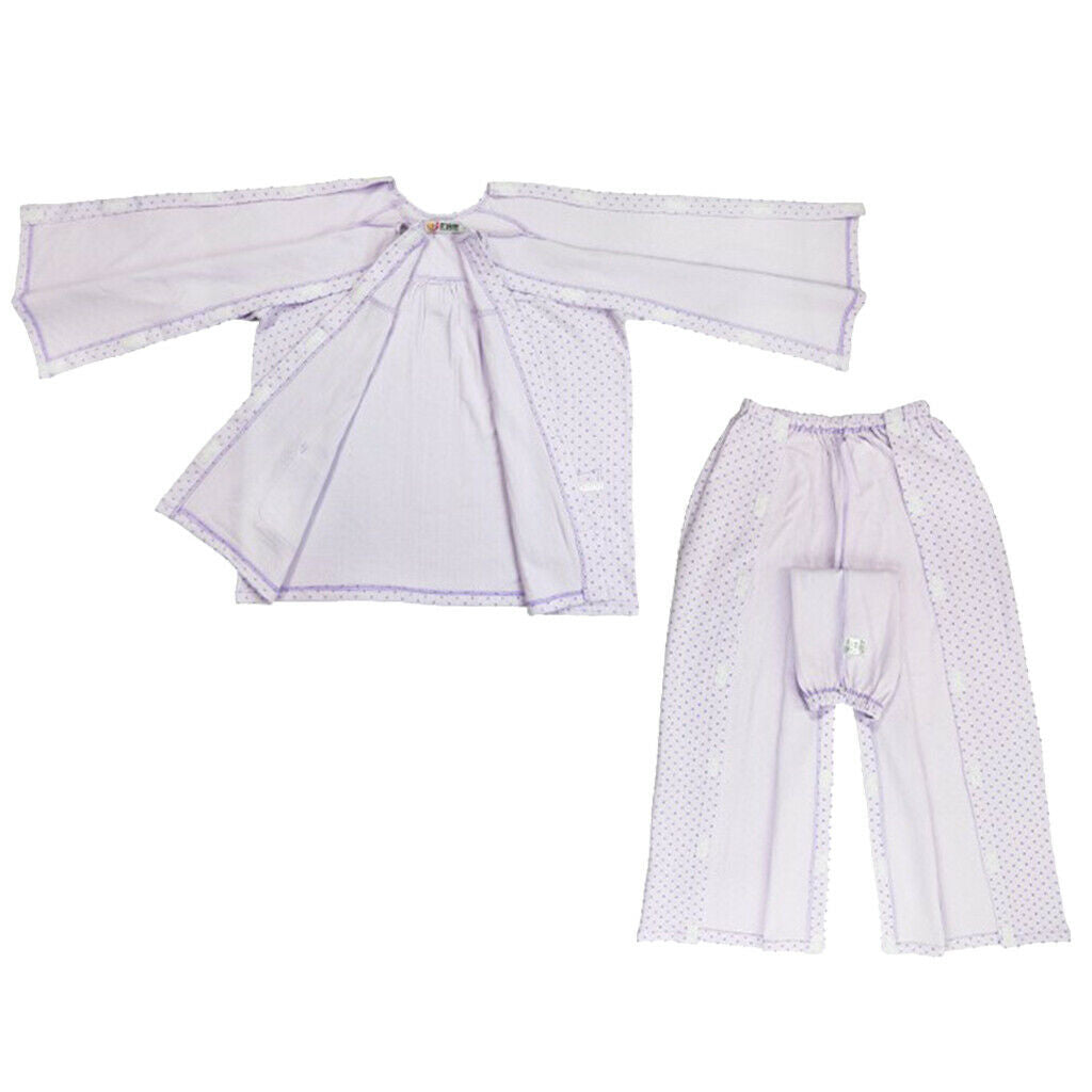 Women Cotton  Nursing Tops and Pants Clothes Easy to Wear Pink XL