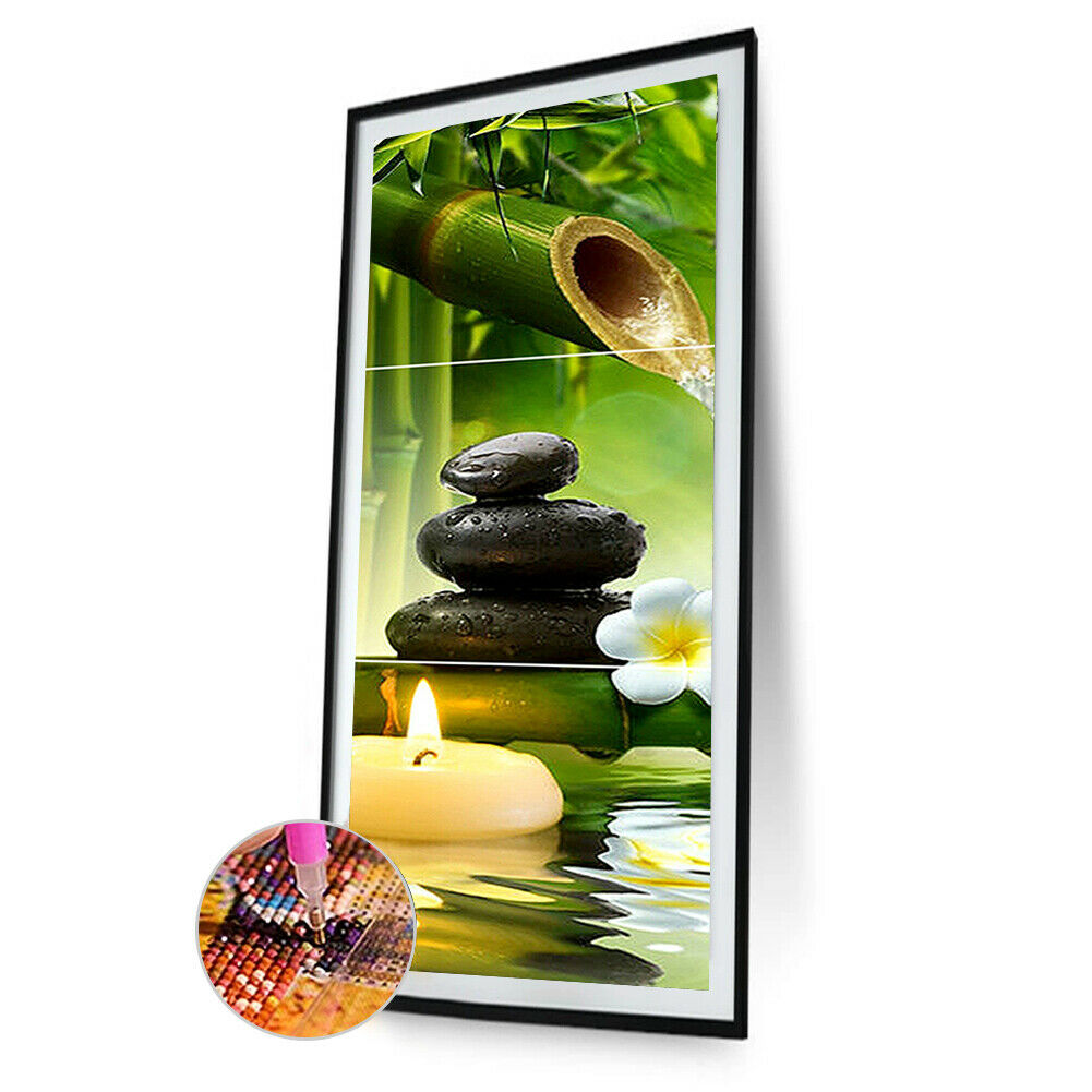 Scenery 5D DIY Full Drill Diamond Painting 3-pictures Combination Kit Craft @