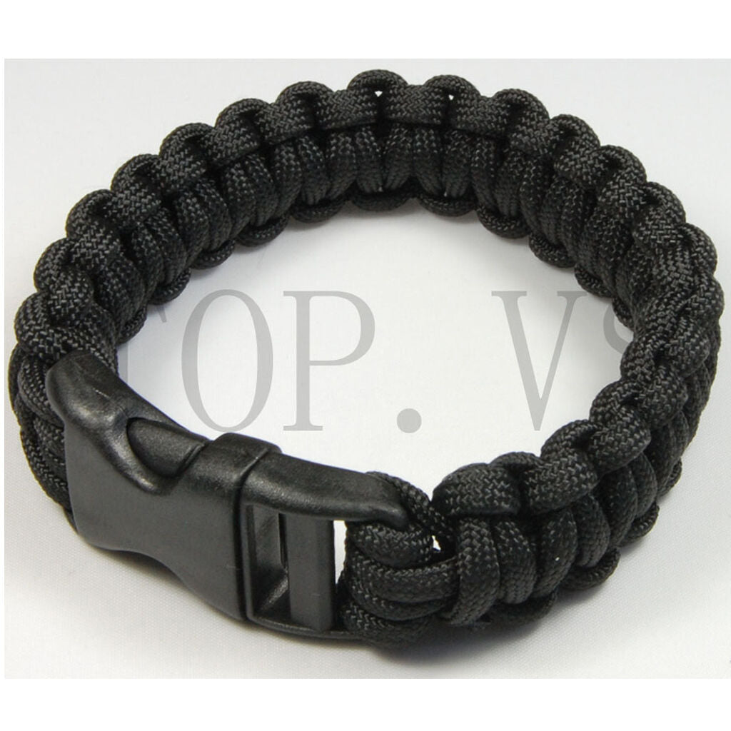 Paracord 550 Camping Para cord Bracelets Buckle Survival Hiking Hunting #1