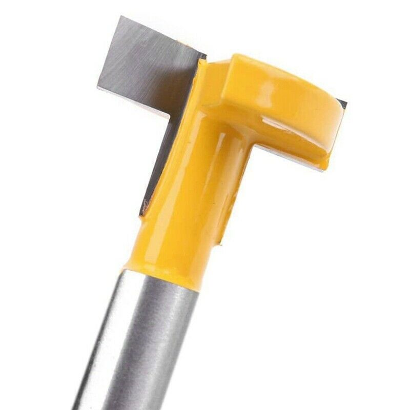 1/4Inch Shank T-Slot Slotting Router Bit Straight Edge Groove Forming Milling Y2
