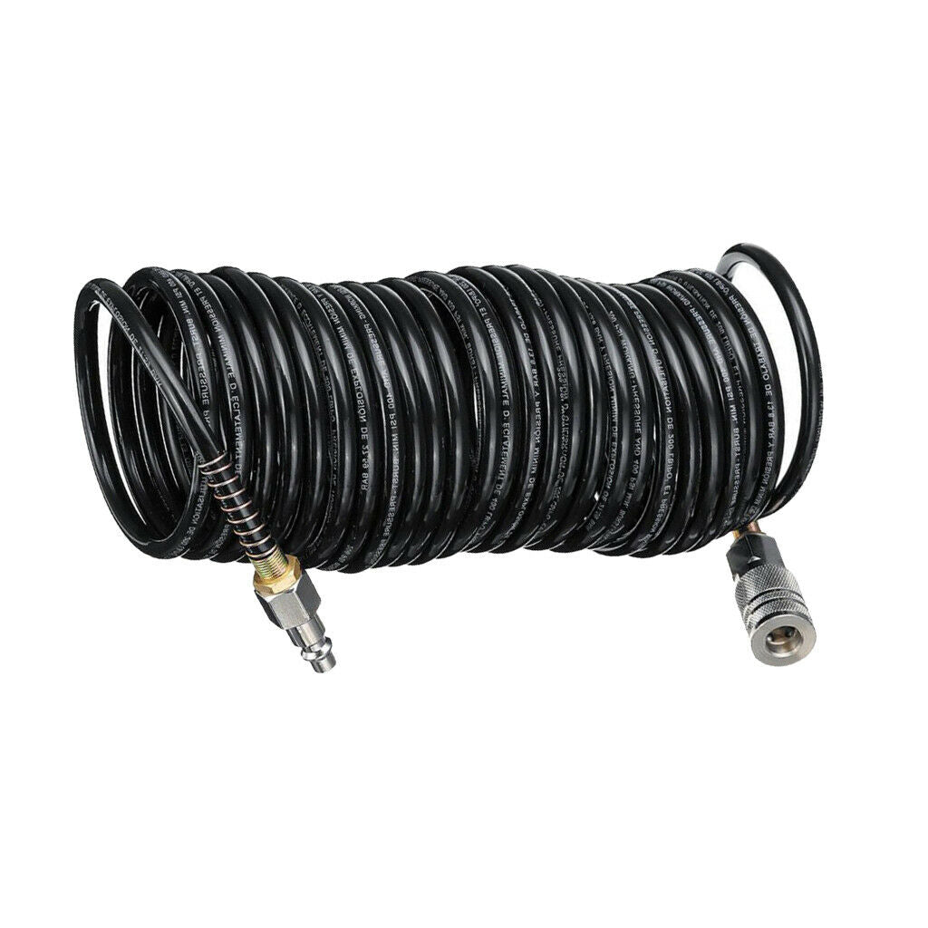 Professional Grade Polyethylene Air Hose with 1/4 inch Industrial Fitting