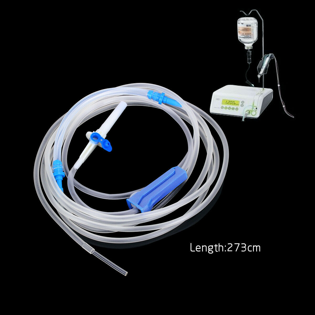 100Pcs Dental Disposable Irrigation Tube Surgic Handpiece Motor 273cm