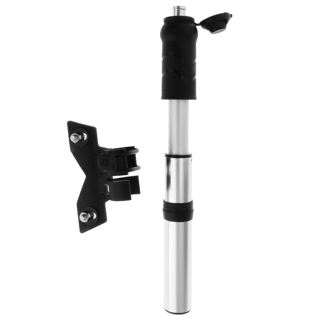 Mini Bike Pump Fits Presta & Schrader 100 PSI Bicycle Pump with Ball Needle