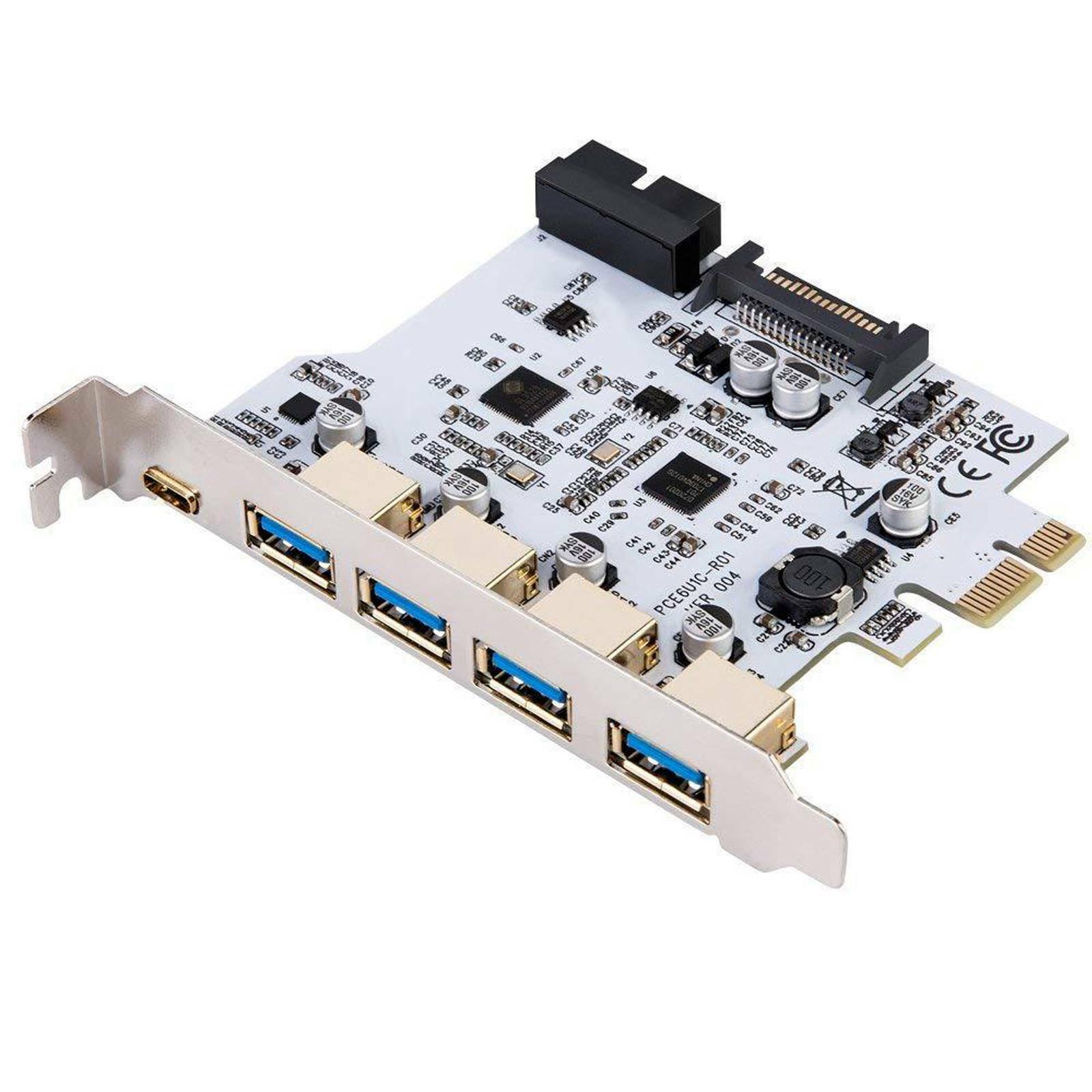 USB 3.0 PCI-E Type C Expansion Card PCI Express PCI-E to USB 3.1 Card Adapter