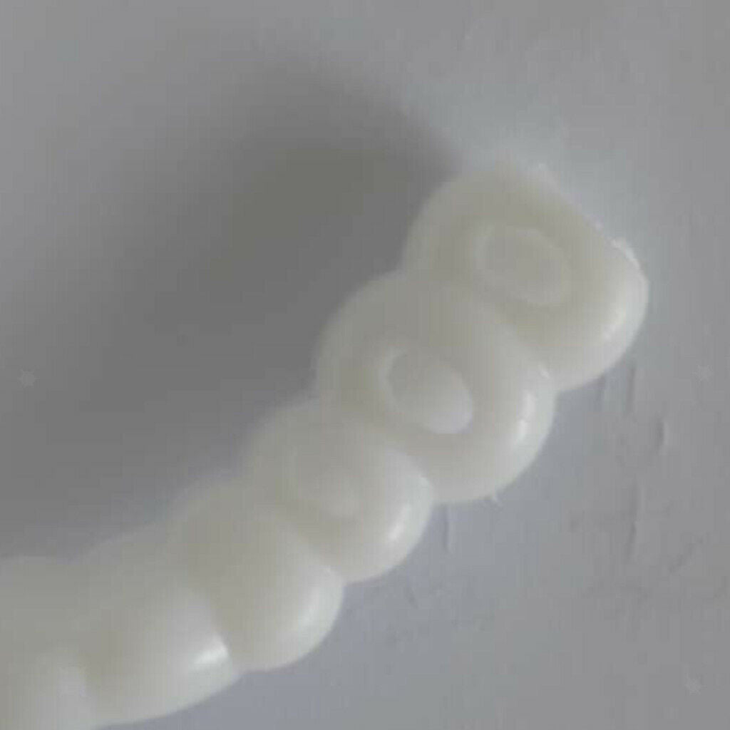 2Pcs Upper & Lower Cosmetic Teeth Cover False Teeth Veneers Instant Smile