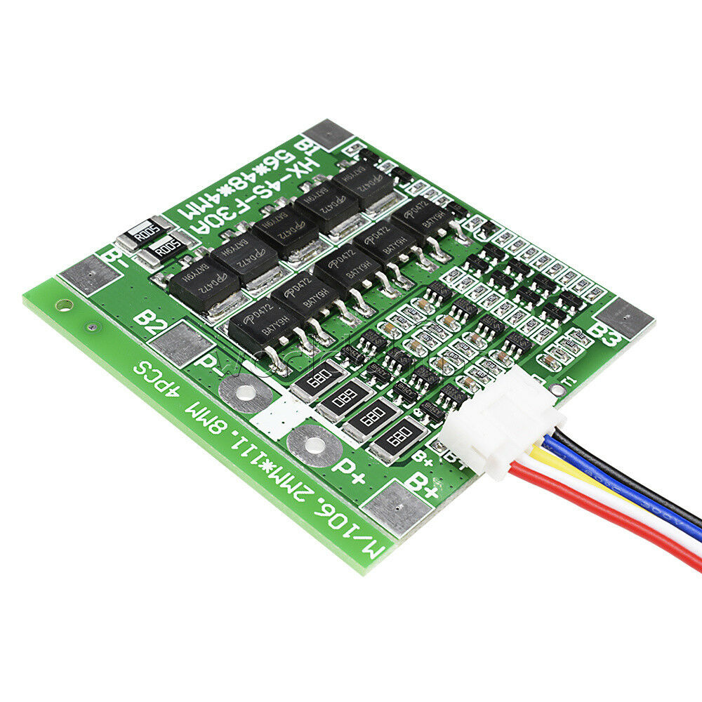 Cell Balance 4S 30A 14.8V Li-ion Lithium Battery BMS PCB Protection Board