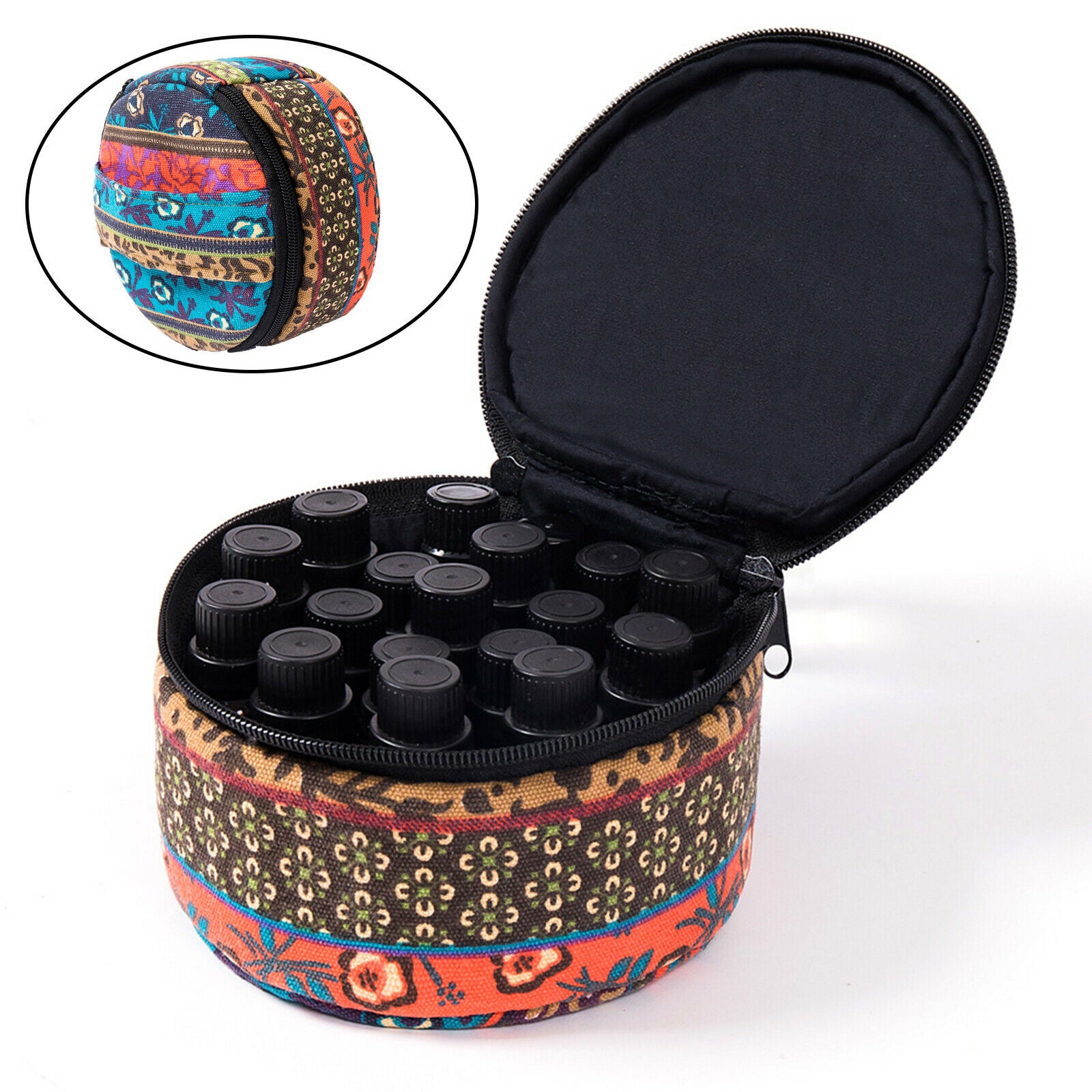 Essential Oil Storage Carrying for 15ml 10ml Bottles Carry Handle on Top