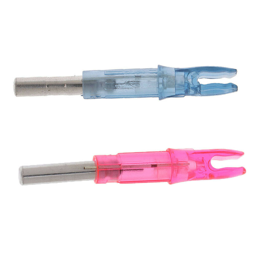 luminous illuminated nocktail arrow nock hunting suitable for 6.2mm