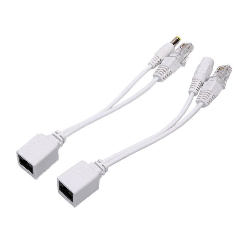 1 Pair Power Over Ethernet Passive PoE Adapter Injector + Splitter Kit Po.l8