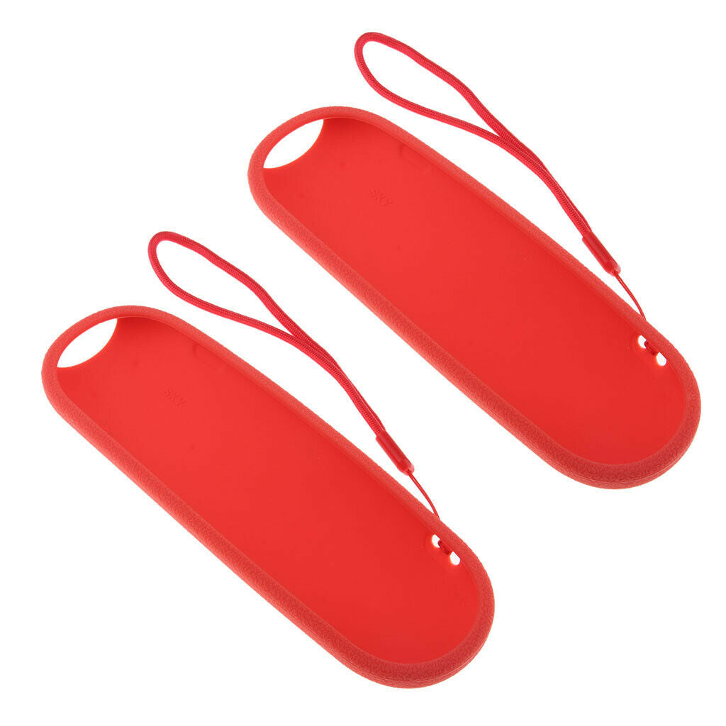 Red Color Color Remote Control Silicone Cover Protectors Dustproof for Sky Q