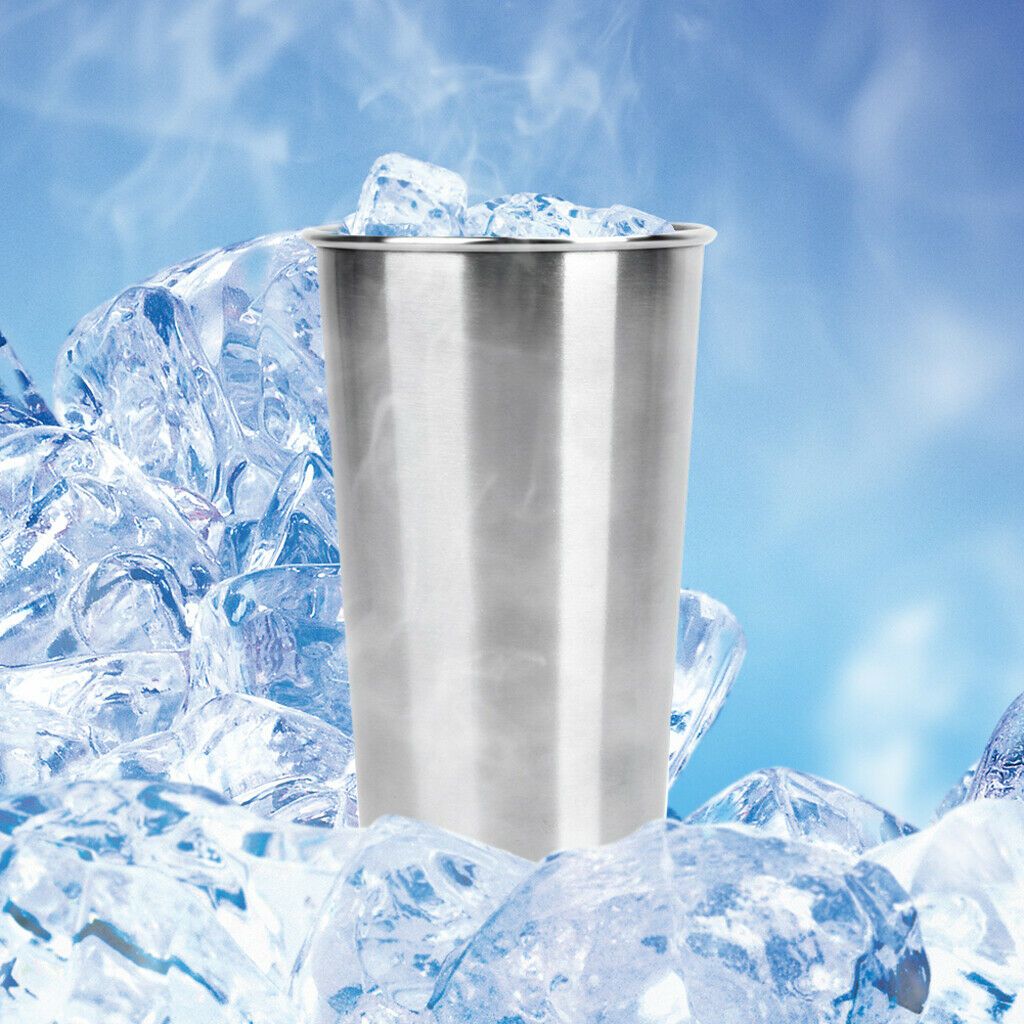Beer Mug Premium Stainless Cups Stackable Durable Cups  500ml