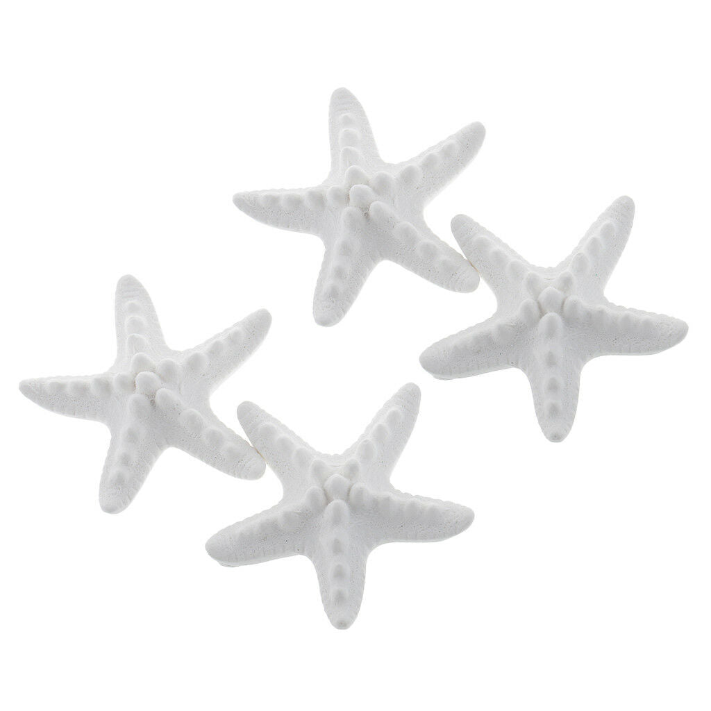 4Pcs Seastar Gypsum Aromatic Oil Diffuser Aromatherapy Stone Home Ornament