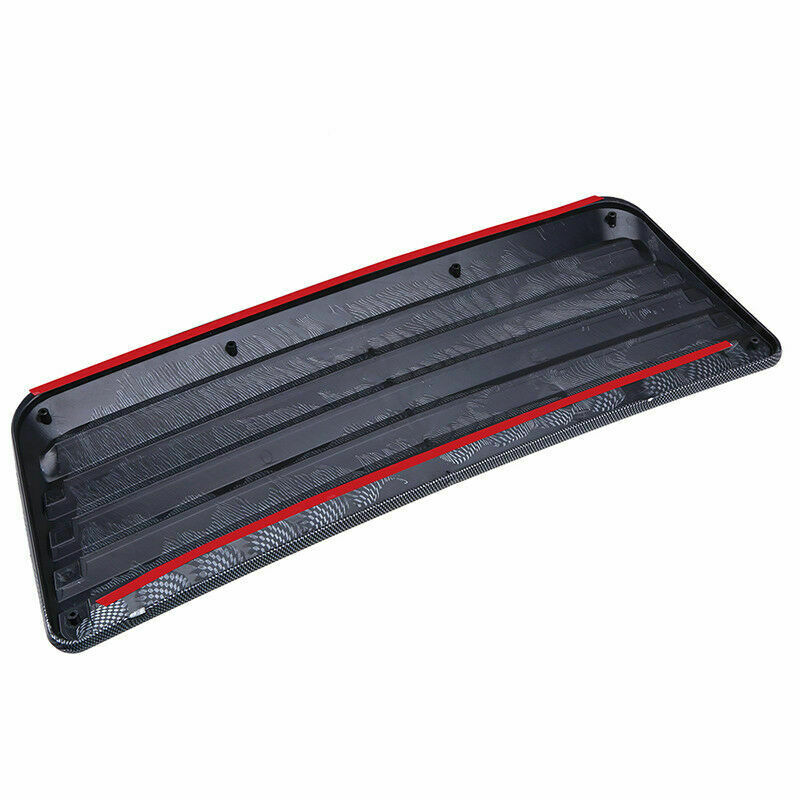 Carbon Fiber Look Decorative Air Flow Cover Hood Bonnet Intake Scoop Turbo Vent