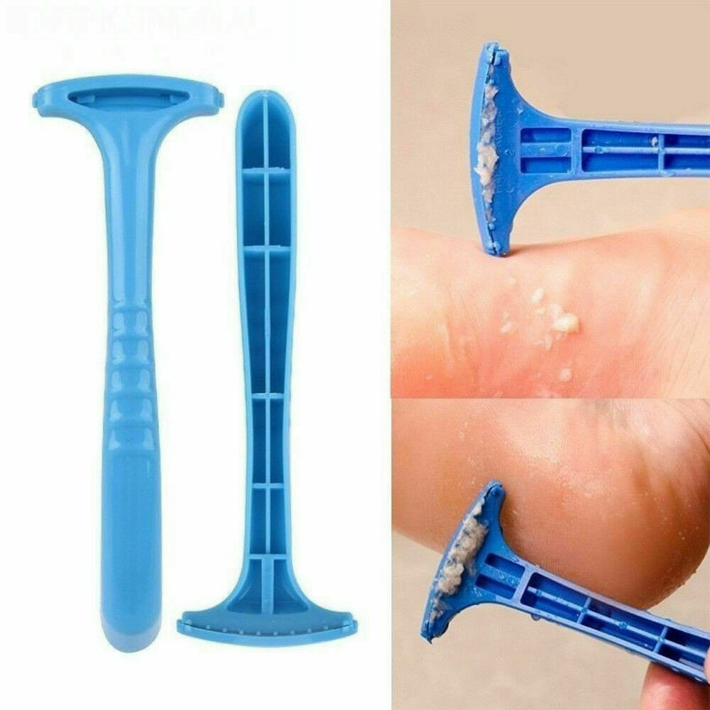 1pc Plastic Handle Dead Skin Calluses Remover Feet Care Nursing Pedicure Tool