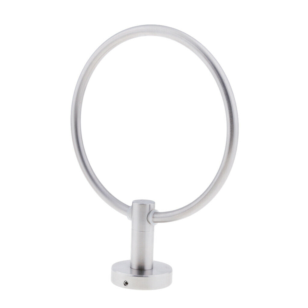 Stainless Steel Towel Ring Holder Wall Mounted for Bathroom Washroom