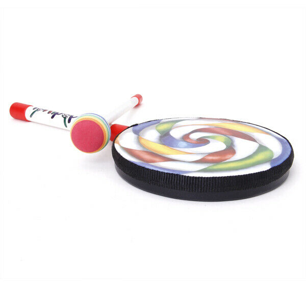 Lollipop Hand Drum with Mallet Set