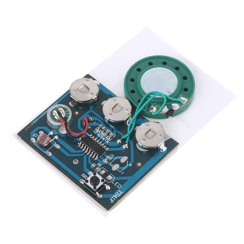 30S Photosensitive Voice Music Recordable Recorder Board for Greeting Card DIY
