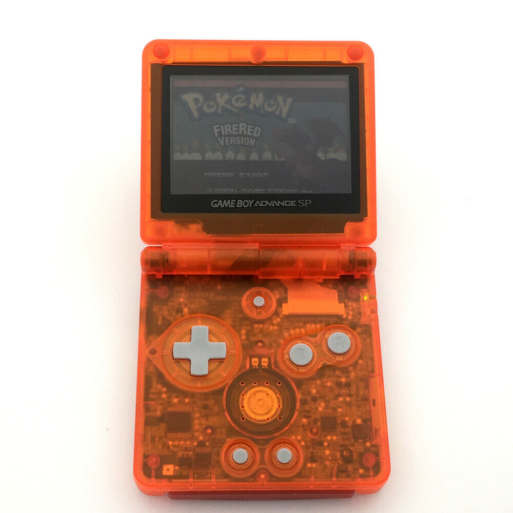 Transparent Orange Housing Cover For Nintendo Gameboy Advance SP GBA SP Shell