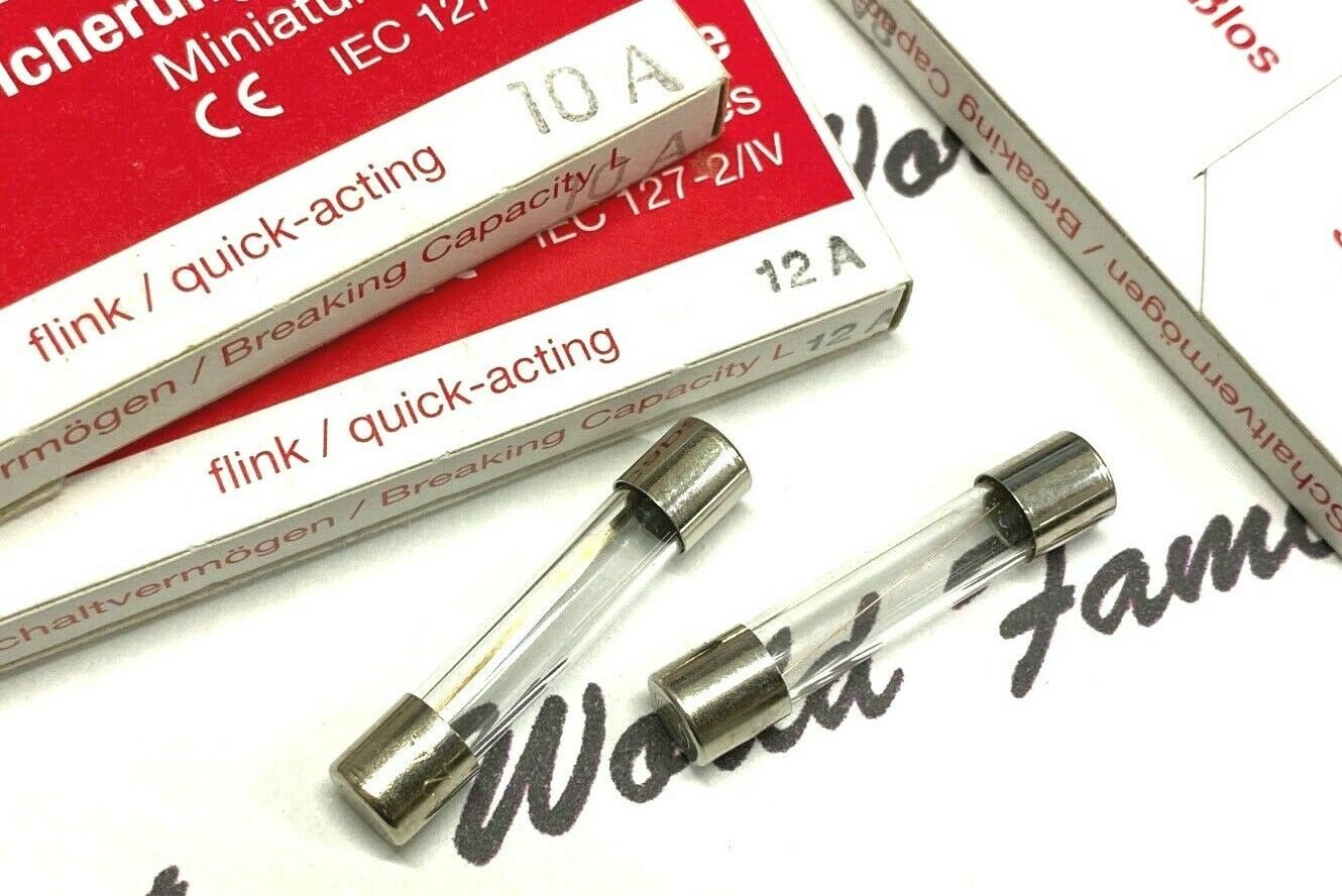 1pcs - Feinsicherungen F 5A 60V 6.3x32mm Quick-acting Glass Fuse FSP