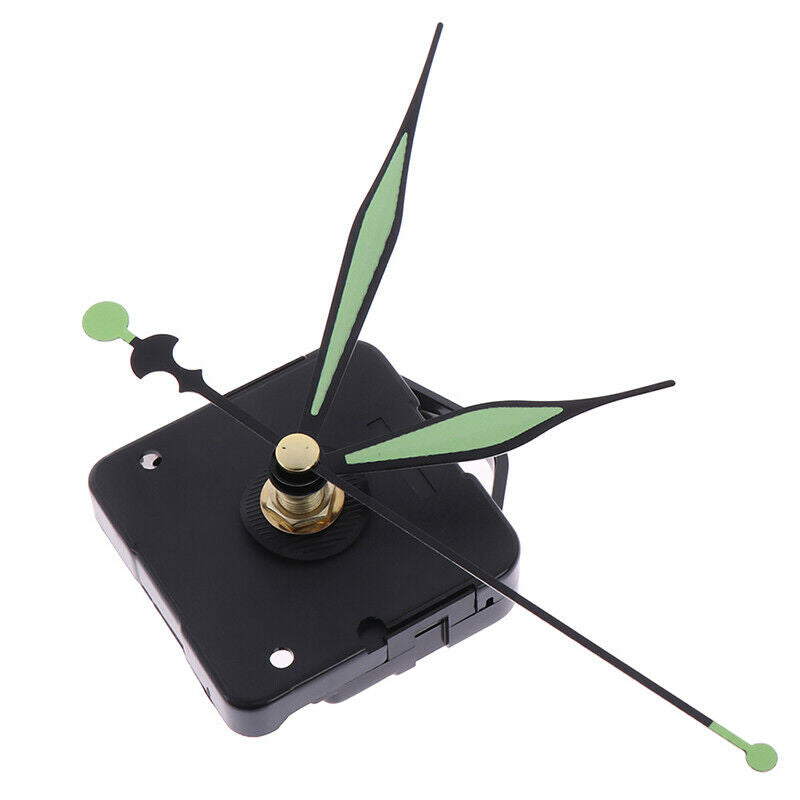 Green Luminous Quartz Wall Clock Spindle Movement Mechanism Part DIY Repa.l8