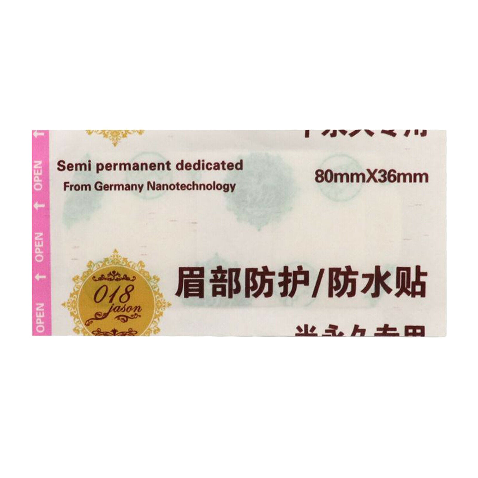 10Pcs Microblading Tattoo Eyebrow Wrap Cover Film Permanent Makeup Accessory
