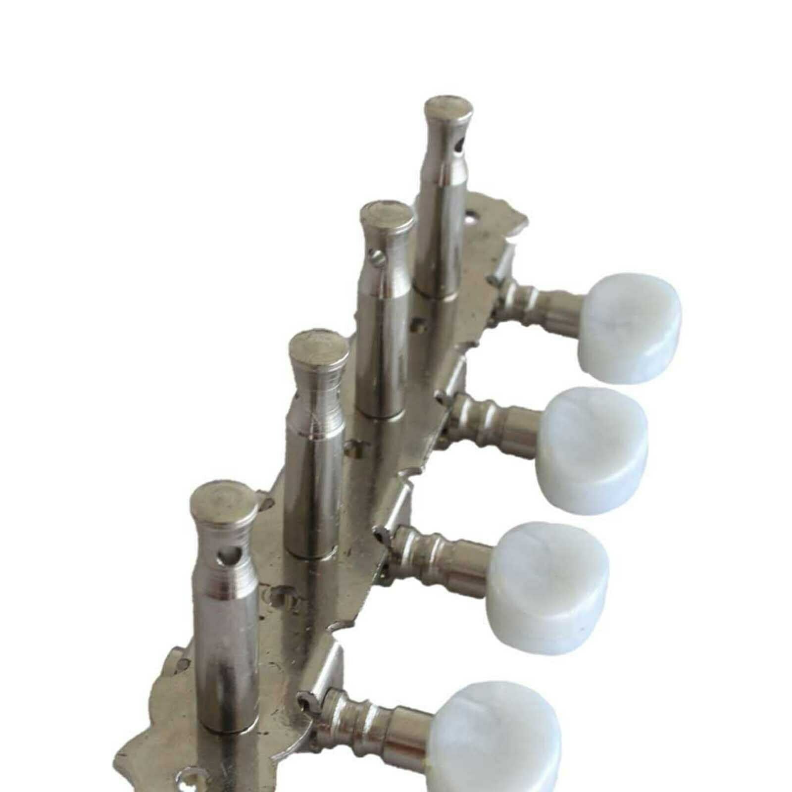 Guitar Mandolin Tuning Pegs Open Knob Round Heads Machine Heads Tuners 4L 4R