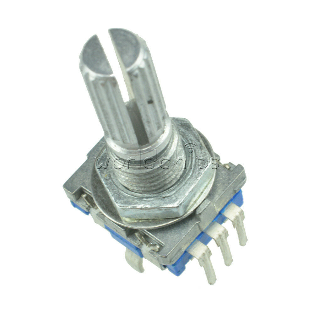 10PCS Digital EC11 Rotary Encoder Audio Potentiometer with Switch Handle 20mm