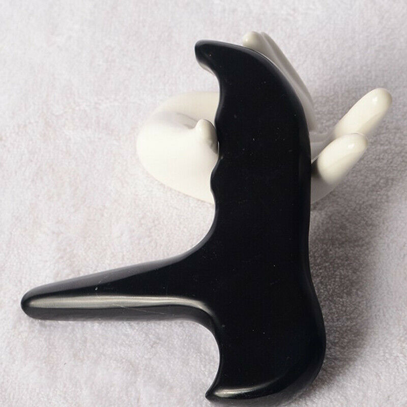 Natural Stone Meteorite Massage Cone Needle Massage Tool Health Care Too.l8