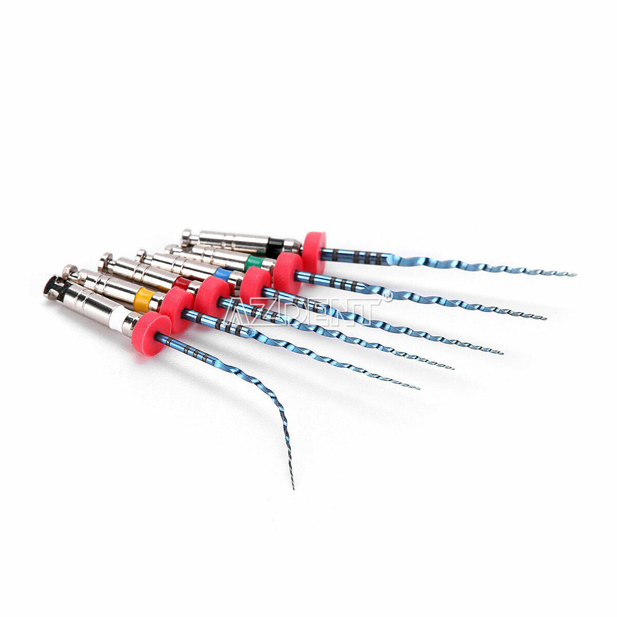 5 X Dental Endo Niti File Blue Rotary File Engine Use Root Canal File 04 # 25mm