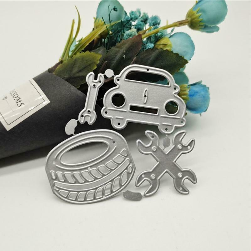 Auto Mechanic DIY Embossing Stencil Carbon Steel DIY Album Paper Card Mould