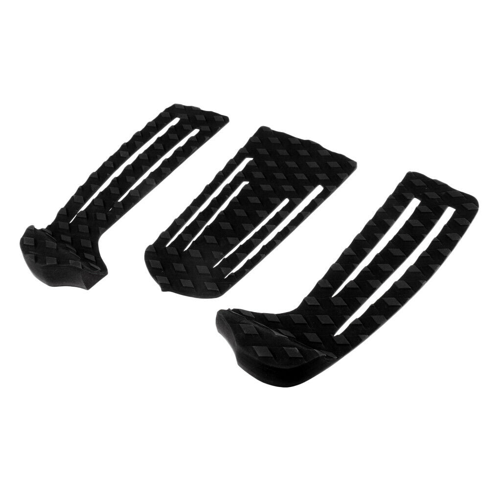3pcs-Set Surfboard Traction Pad, Anti-Slip Surfboard Paddleboard Longboard Tail