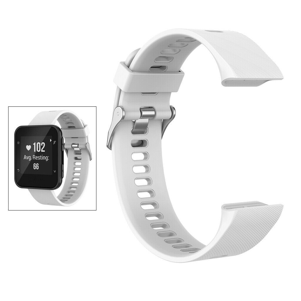 Watch Band for Garmin Forerunner 35 30 35J ForeAthlete 35J  white