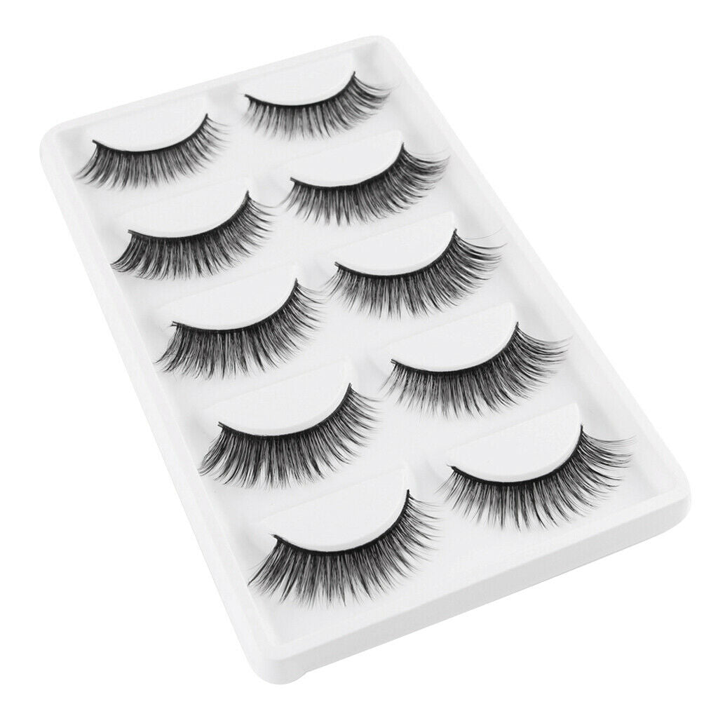 Natural Fashion Eyelashes Eye Makeup Handmade Long False Lashes&Eyelash Comb