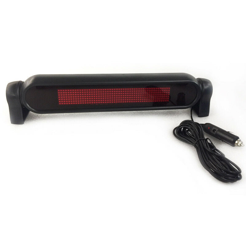 12V Car Dash Scrolling LED Panel Display Editable Advertising Window Sign Handy