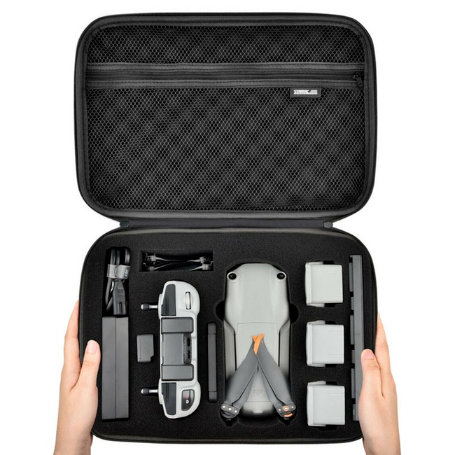 For Air 2S Drone Remote Controller Battery Storage Bag Shockproof Carrying Box
