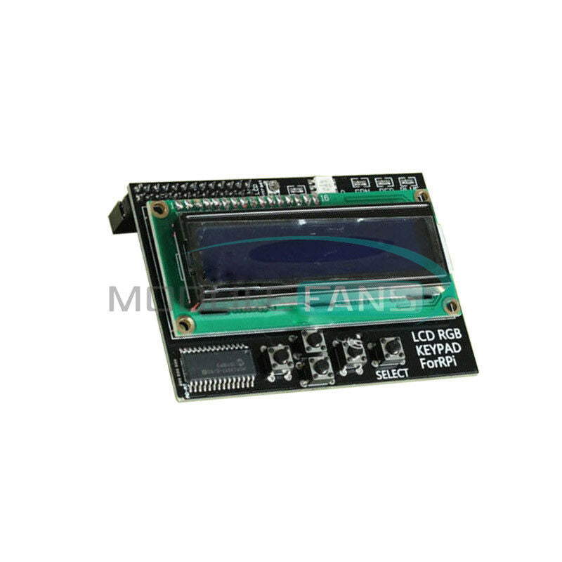 I2C IIC 16x2 RGB LCD Display Shield 1602 Blue Backlight For Raspberry Pi B+/B MF