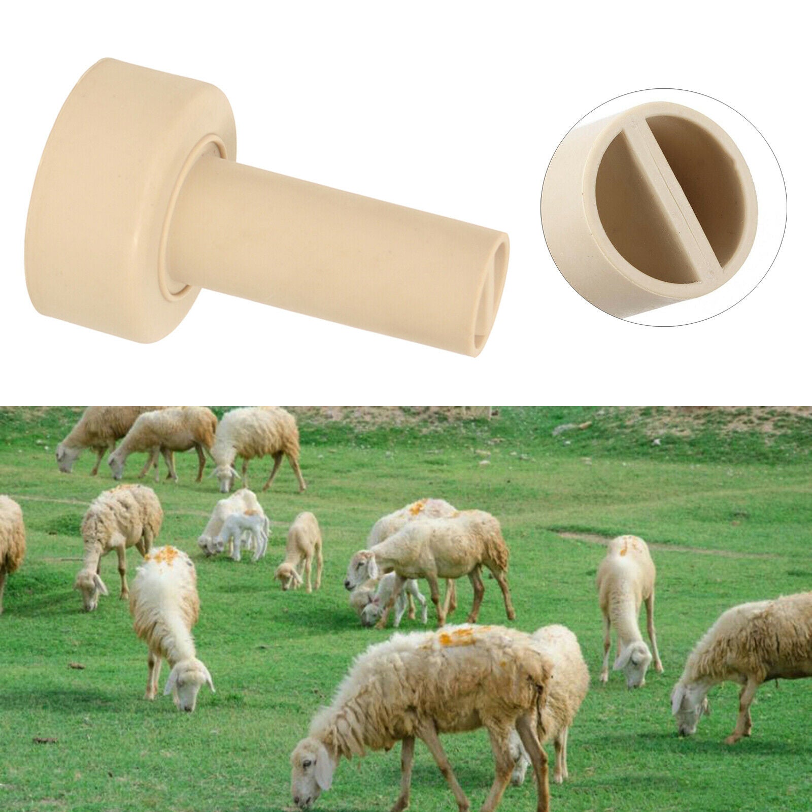 Rubber Livestock Nipple Milk Nipple for Cattle Goat Pony Livestock 9.5x5.9cm