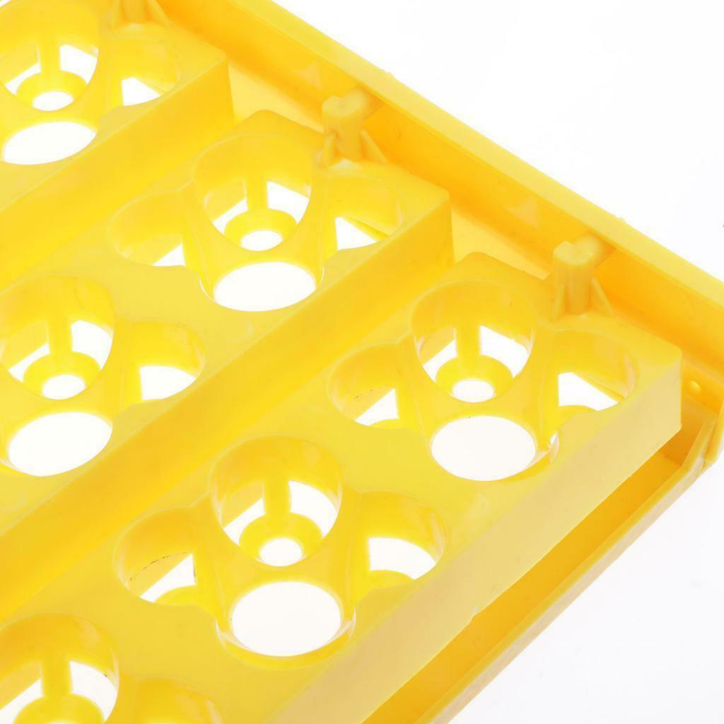 Plastic Automatic Egg Turner Tray, 36 Eggs Incubator Poultry Hatcher for Chicken