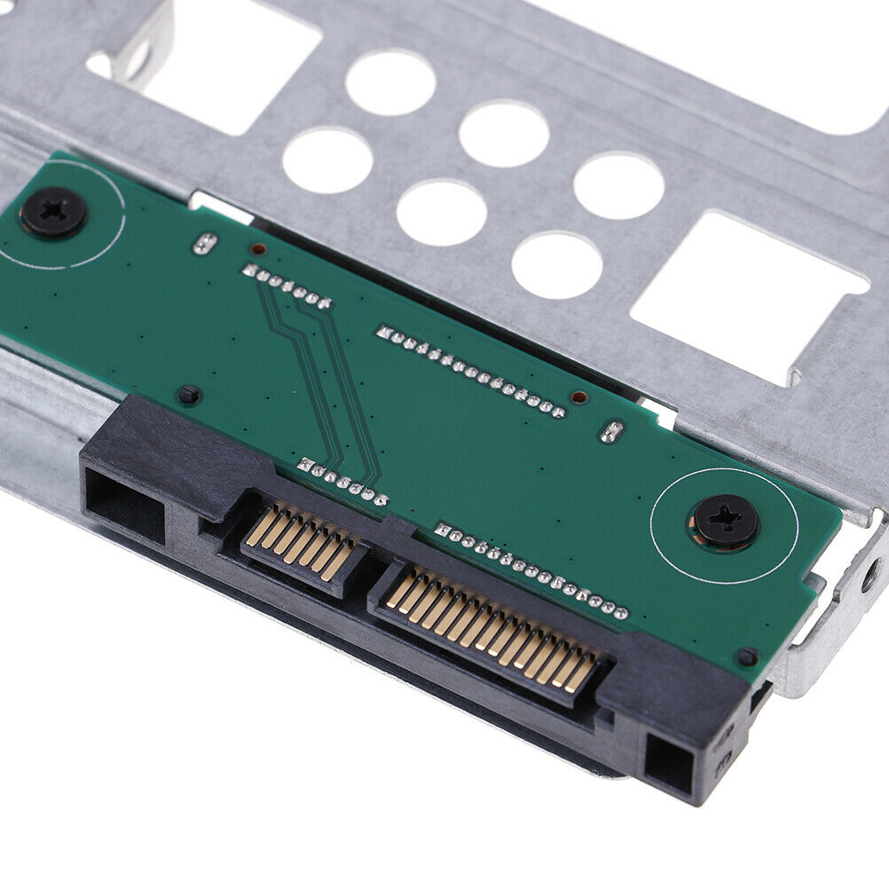 2.5" ssd sas to 3.5" sata hard disk drive hdd adapter caddy tray hot swap plu TH